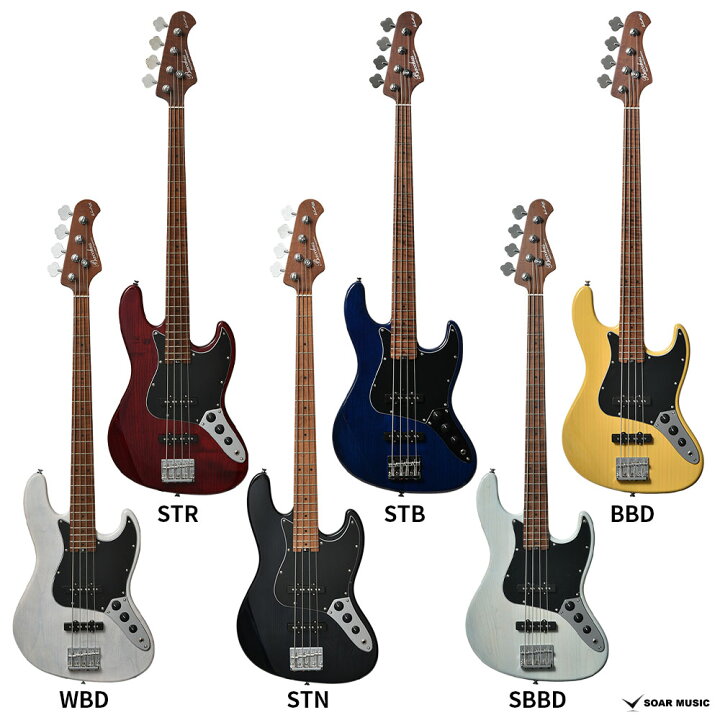 楽天市場】Bacchus バッカス WL4-ASH/RSM ローステッドメイプルネック 