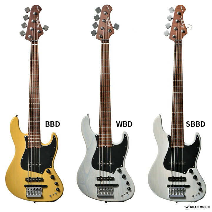 楽天市場】Bacchus WL5-ASH-GK バッカス 5弦 エレキベース BOSS ギター 