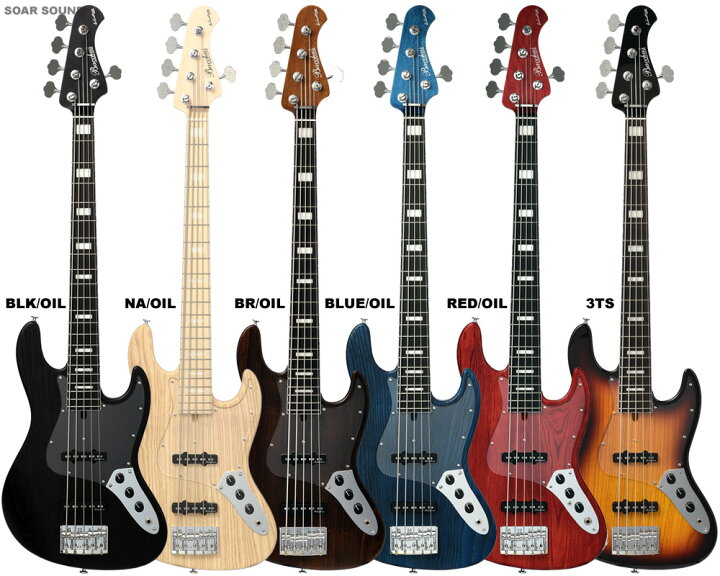 楽天市場】Bacchus バッカス WOODLINE517 5弦ベース パッシブ 国産 