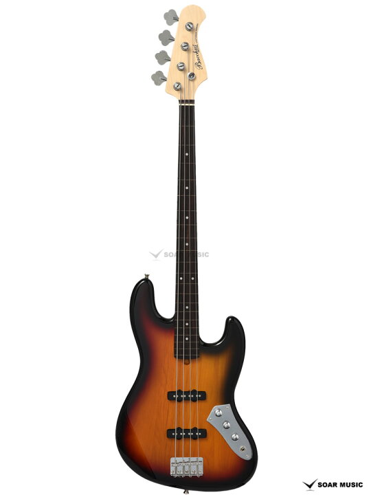 楽天市場】Bacchus バッカス BJB-1R FL 3TS フレットレス エレキベース 