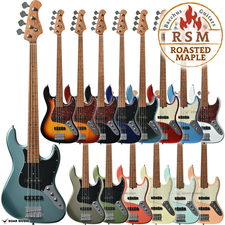 楽天市場】Bacchus WJB-1DX RSM/M バッカス エレキベース ユニバース 