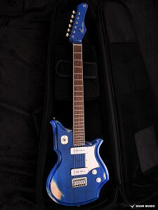 Bacchus CONTINENTAL AKAMATSU�f25/R S-BLU (�V�[�X���[�u���[�G�C�W�h) #292 ����5�{���� �n���h���C�h�V���[�Y JRP Guitars �ԏ��M�^�[ �G���L�M�^�[