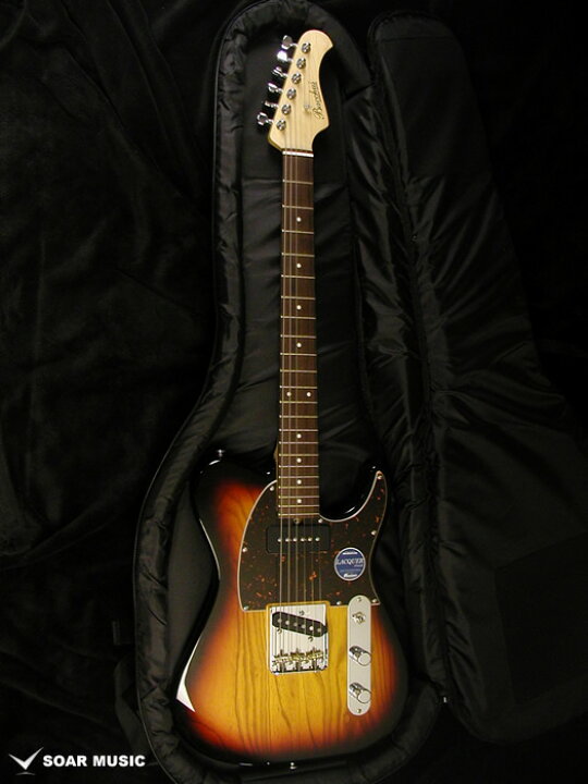 楽天市場】Bacchus バッカス T-MASTER ASH 3TS 国産 エレキギター 3  