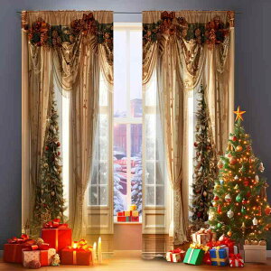 �J�[�e�� �N���X�}�X ���A�� 3D�f�W�^���v�����g �|���G�X�e�� �Ռ� �h���[�v ���_�� �V���v�� ������� ���r���O �Q���p 2���g