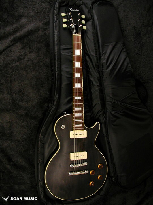 楽天市場 Bacchus バッカス 国産 ハンドメイドシリーズ レスポールタイプ Duke Master Blk Oil ブラックオイル エレキギター 日本製 Soar Sound