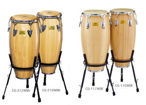 White Wood Congas �z���C�g�E�b�h�R���Kw/REMO NUSKIN HEADS�@CG-110WSR�i11× 30�j�@Pearl�i�p�[���j