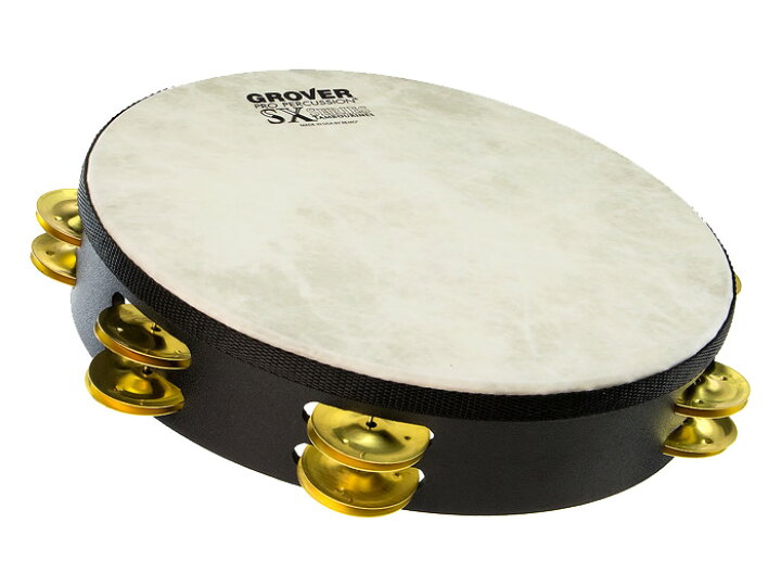 楽天市場】GROVER PRO PERCUSSION コンサートタンバリン ブラス GV 