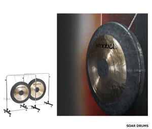 ISTANBUL 銅鑼(ドラ・タムタム)36インチ マレット、ソフトケース付き コンサートタムタム