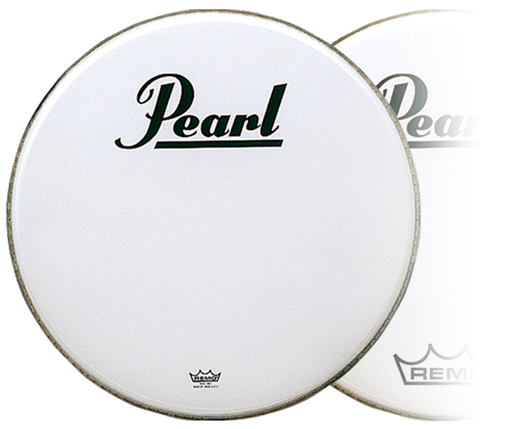 Pearl Logo Marching Bass Drum Heads 16 Inch 