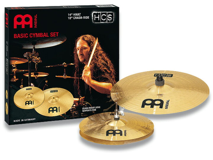 楽天市場】シンバルセット MEINL / マイネル HCS Series Basic Cymbal 