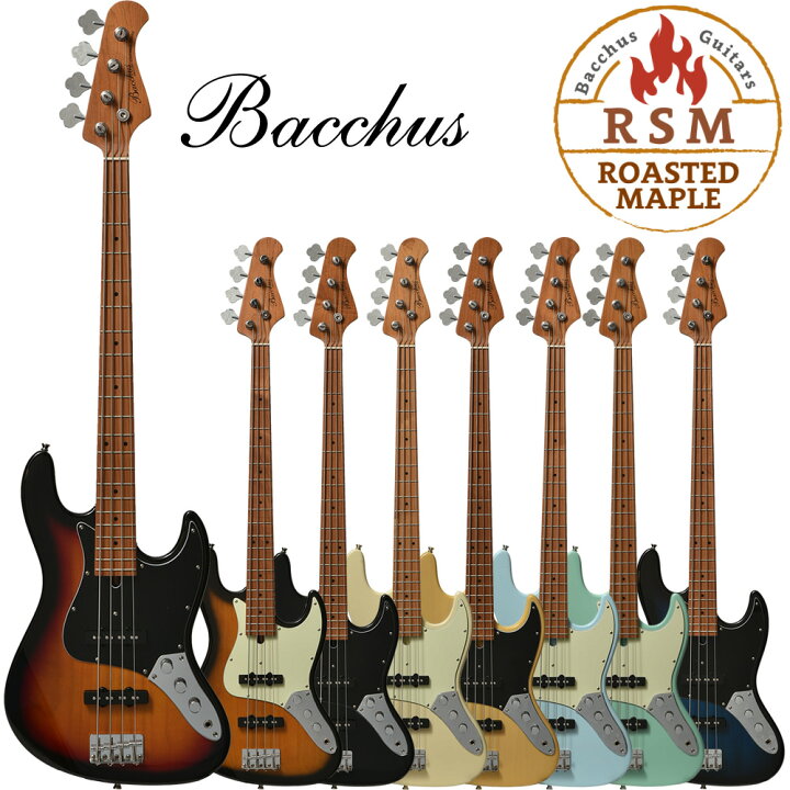 楽天市場】Bacchus バッカス BJB-580RSM/M ALD アルダー ボディ ロース 