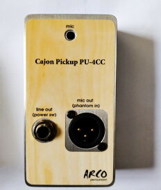 ARCO アルコ カホン用 ピックアップ マイク PU-4CC 日本製 国産 PU4C PU-4C PU-4Cmk2