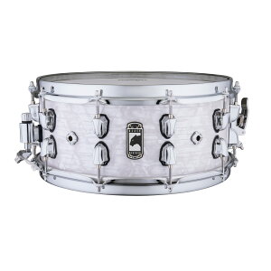 MAPEX SNARE DRUM BLACK PANTHER Heritage 14 x 6 WHITE PSICOBLOC PEARL BPNML4600CWD CybNX XlAh