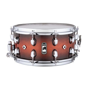 MAPEX SNARE DRUM BLACK PANTHER Solidus 14 x 7 BROWN RED BURST BPNML4700CVD CybNX XlAh