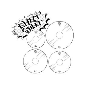 Nice Company iCXJpj[ DRUMMERS TOP TEAM DRUM EFFECT SHEET Tom set V[g^Zbg 03 (10,12,13,16C`) 0.3mm DTT040401