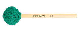 サイトウマレット Saito ヴィブラフォン ハンドメイドマレット V-3 V3ソフト 永曽重光モデル 毛糸巻き コード巻きヘッド