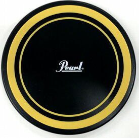 Pearl パール 8″ プロフェッショナル プラクティスパッド ストライプ イエロー 黄色 PDR-08Pトレーニングパッド ドラム 練習パッド プラックティスパッド