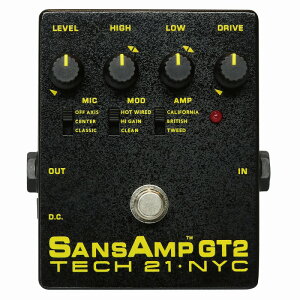 TECH21 Sans Amp �A���v �V���~���[�^�[ GT2 �G�t�F�N�^�[