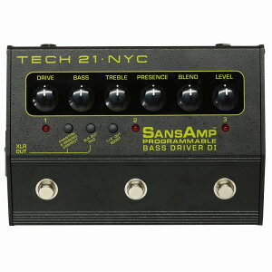 TECH21 x[Xp Sans Amp DI PROGRAMMABLE BASS DRIVER PBDR x[XhCo[