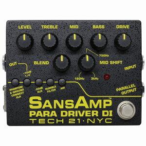 TECH21 SANS AMP �T���Y�A���v �x�[�X�pDI PARA D DI V2 DI �{�b�N�X