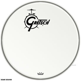 GRETSCH DRUMS グレッチ ドラム 18インチ コーテッド グレッチ ロゴ バスドラム用 ヘッド GRDHCW18 ドラムヘッド