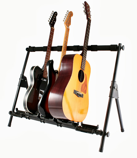 高品質・丈夫なプロ仕様！ ギタースタンド 5本用 Sound Port G550 Guitar Rack Stand エレキ ギター ベース アコギ  アコースティックギター 対応 スタンド ラック サウンドポート 複数本 対応 | SOAR SOUND