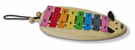 SONOR ソナーオルフ ドイツ製 教育楽器 8音 キッズ用 グロッケン SN-MGC かわいい カラフルな ねずみの 鉄琴 グロッケンシュピール 幼児用 知育楽器