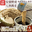 お中元 ギフト そば【送料無料】信州の生そば6人前◆安曇野産 本わさび・ 信州の天然水・特製蕎麦つゆ付 七夕 土用の丑 グルメ大賞 山葵 誕生日プレゼント 父の... ランキングお取り寄せ