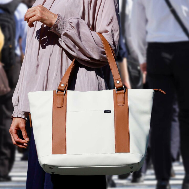 楽天市場】ソバニ公式 レディースビジネスバッグ トートバッグ 