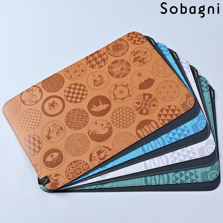 楽天市場 Sobagni ソバニ公式 和ランチョンマット イクタケマコト イラスト 国産エシカルレザー ランチョンマット お食い初め ペット用マット 和柄 和モダン 撥水 防水 防汚 無地 お手入れ簡単 汚れに強い ウォッシャブル 日本製 合皮 エシカルレザーsobagni