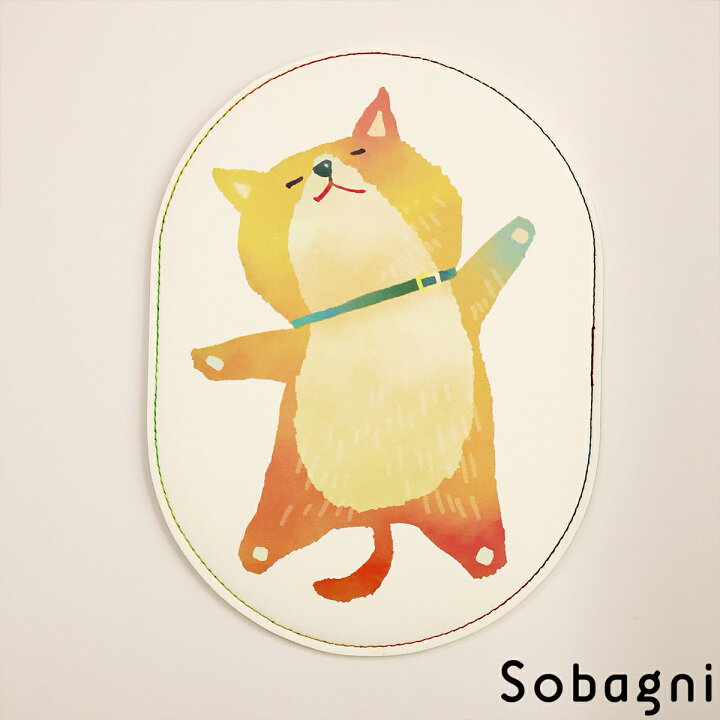 楽天市場 Sobagni ソバニ公式 おなかさすさすマウスパッド ネコポスで配送 国産エシカルレザー マウスパッド ステッチ ホワイト イラスト アニマル パンダ クマ イヌ ネコ イクタケマコト 日本製 合成皮革 かわいい ゆるかわ テレワーク エシカルレザーsobagni