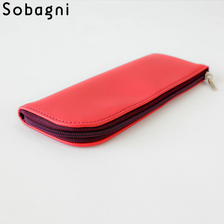楽天市場 Sobagni ソバニ公式 薄型ペンケース 国産エシカルレザー 薄型 フラット スリム コンパクト ペンケース お手入れ簡単 汚れに強い 日本製 合皮 アクセント ブラック 黒 ピンク オシャレ ビジネスマン 学生 ファスナー ネコポスで配送 新生活 母の日