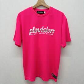 【ネコポス対応可】プラヴィジョン（plavision） ハンドボール ソブエオリジナル プラクティスシャツ PLA25SS-2-PIN 蛍光ピンク 練習着