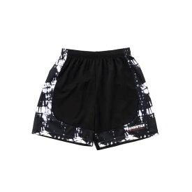 トランジスタ（TRANSISTAR）ハンドボールウエア プラパン プラクティスパンツ TIE-DYE ゲームパンツ ブラックホワイト HB25AP01-BLKWHT