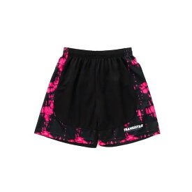 トランジスタ（TRANSISTAR）ハンドボールウエア プラパン プラクティスパンツ TIE-DYE ゲームパンツ ブラックピンク HB25AP01-BLKPINK