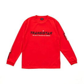 トランジスタ (TRANSISTAR) ハンドボール プラシャツ LSシャツ 長袖Tシャツ ロンT HB25TS13-RED レッド SPEED 25FW