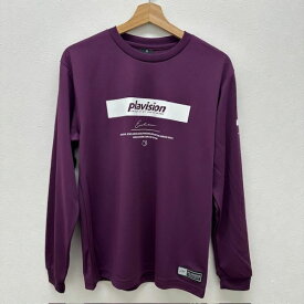 プラヴィジョン (plavision) ハンドボール プラシャツ 長袖Tシャツ ロンT バナー パープル PLA25FW-1-PUP 25FW