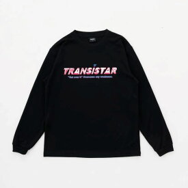 トランジスタ (TRANSISTAR) ハンドボール プラシャツ LSシャツ 長袖Tシャツ ロンT HB26TS02-BLKPINK ブラックピンク TITANIUM LOGO