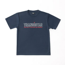 【ネコポス対応可】トランジスタ TRANSISTAR ハンドボール ウェア 半袖 Tシャツ プラクティスシャツ HB DRY S/S T-shirts_SUPER SHOOTER5 HB26TS03 NV ネイビー 26ss【SS2609】