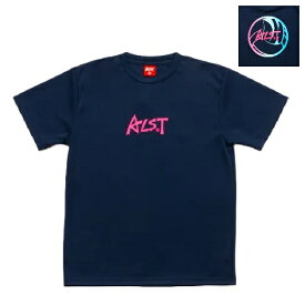 アルスト ALST バレーボール プラクティスシャツ 半袖ドライ Tシャツ ALST BACK BALL GRADATION Tee VB23TS02 NVPK ネイビー 26ss