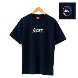 アルスト (ALST) バレーボール プラクティスシャツ 半袖シャツ BK- BALL GRADATION ネイビー×ホワイト VB26TS02-NAV