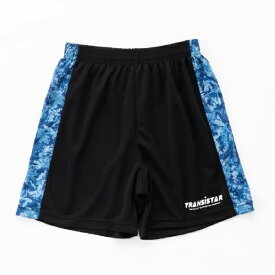 トランジスタ TRANSISTAR ハンドボールウエア ゲームパンツ ハーフパンツ HB GAME PANTS LEAF CAMO HB26AP01 BKBL ブラック×ブルー 26aw