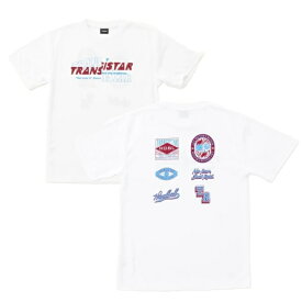 トランジスタ TRANSISTAR ハンドボール ウェア 半袖 Tシャツ プラクティスシャツ HB DRY S/S T-shirts LABEL HB26TS08 WHSX ホワイト×サックス 26aw