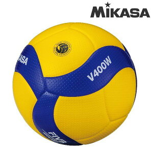 ミカサ (MIKASA) バレーボール 検定球 4号 全国中学校選手権大会公式試合球 ブルー×イエロー V400W