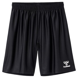 ヒュンメル (hummel) ハンドボールウエア ハーフパンツ プラクティスパンツ プラパン メンズ (24aw) ブラック×ホワイト S-XO hag5042p-9010