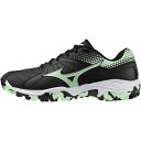 mizuno ミズノ ハンドボールシューズ Wave Gaia3 ウエーブガイア3 X1GD185006 ブラック×グリーン アウトシューズ 外…