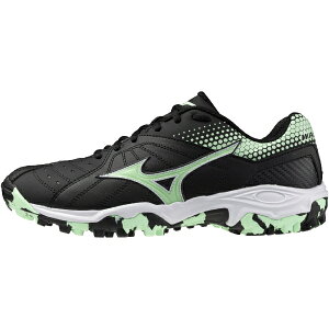 mizuno ミズノ ハンドボールシューズ Wave Gaia3 ウエーブガイア3 X1GD185006 ブラック×グリーン アウトシューズ 外用 屋外用