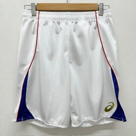 アシックス (asics) ソブエオリジナル ハンドボール ハーフパンツ ゲームパンツ ホワイト×ブルー トレーニングウェア 半ズボン HFPB02-WHTBLE
