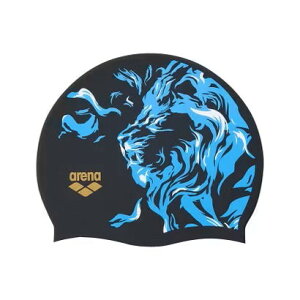 アリーナ (arena) 水泳 競泳 スイミング スイムキャップ 水泳帽 帽子 公式大会可 シリコンキャップ arena INDOMITUS (25aw) ブラック×ブルー AS5FSCS1U-BKBL【世界水泳】