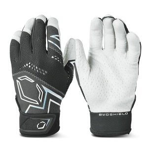 エボシールド (EVOSHIELD) 野球 バッティンググローブ 手袋 打撃用 EVO Pro-SRZ V2 両手用 (25aw) ブラック S-L WB5730501【KS】【SALE】